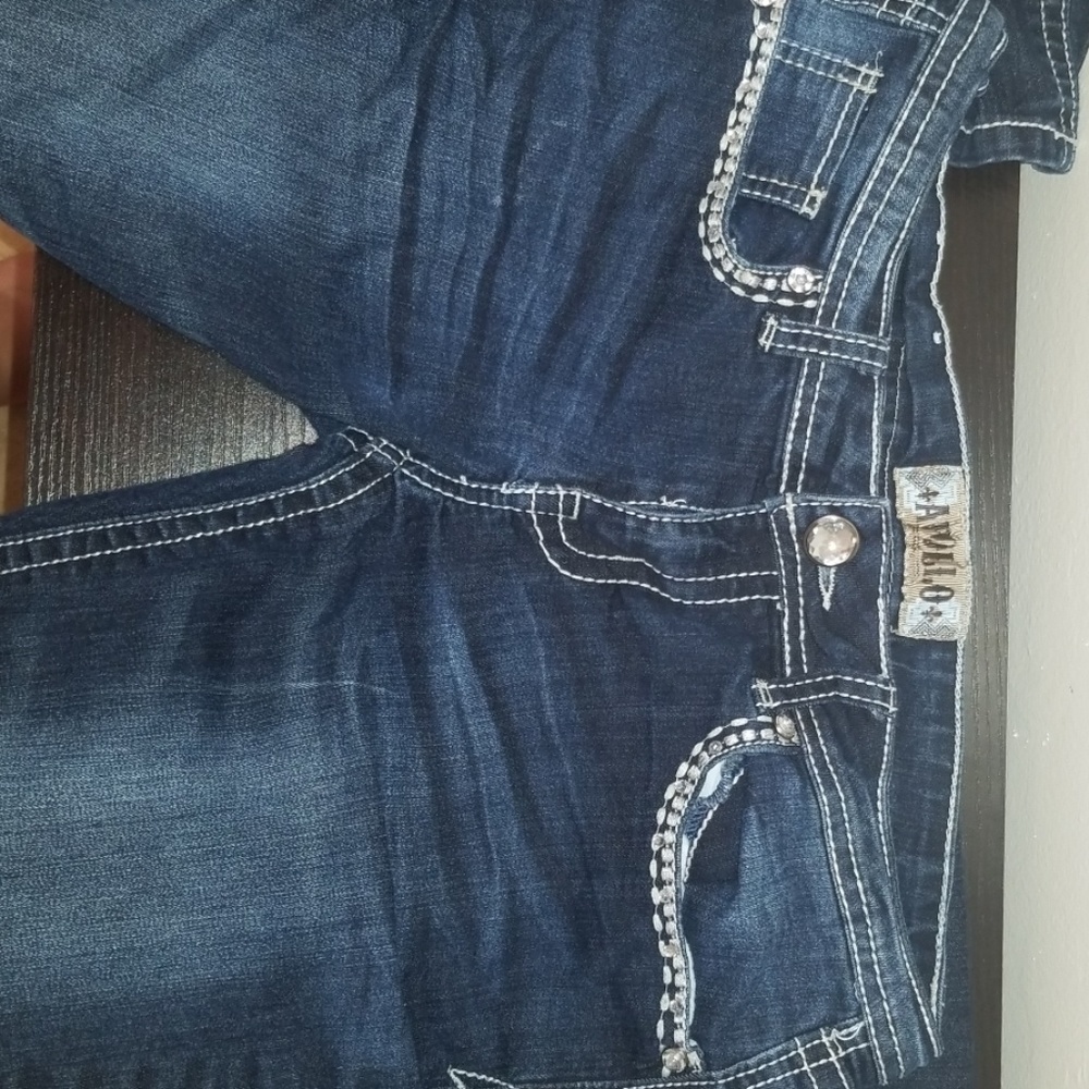 Apollo Dark Blue Jeans - Picture 2 of 4